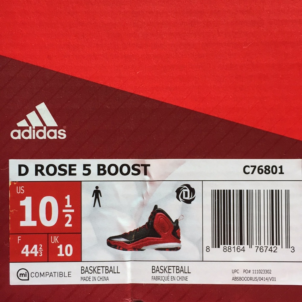 Men’s Adidas D Rose 5 Boost Basketball Shoes